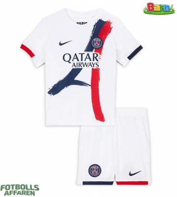 Paris Saint-Germain Bortaställ Barn 2025-26 Kortärmad (+ Korta byxor)